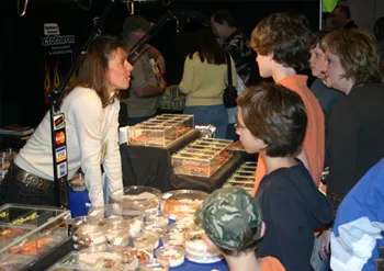A NARBC reptile show floor, past show photograph 80